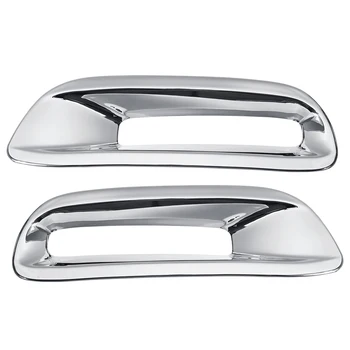 

Car Rear Fog Light Cover Trim Sticker For Toyota Highlander 2012 2013 Rear Bumper Decoration Lamp Styling Protection Chromed