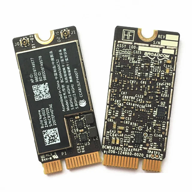 BCM94360CS2 WiFi מקורי Bluetooth BCM94360CS2 עבור MacBook Air 11 2