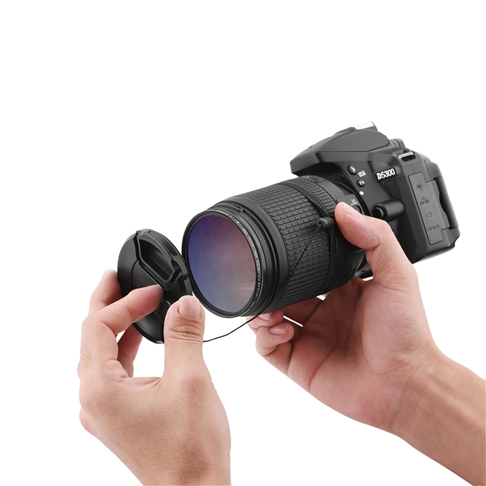 Крышка объектива камеры крышка Анти-потеря веревка для всех DSLR SLR ...