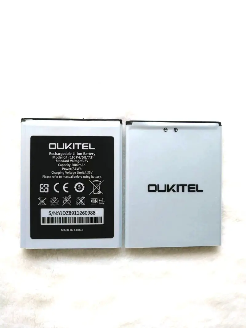 1 шт. новый высококачественный аккумулятор Oukitel C4 для C 4 plus мобильный телефон |