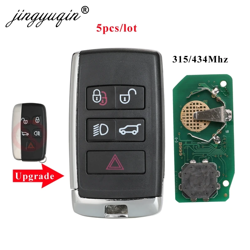 Jingyuqin-5pcs-per-Land-Rover-LR2-LR4-per-Range-Rover-Evoque-Sport-fit-Jaguar-Aggiornato-Smart.jpg Keyforkess 5pcs per Land Rover LR2 LR4 per Range Rover Evoque Sport fit Jaguar Aggiornato Smart Chiave A Distanza Dell'automobile 315/433MHz KOBJTF10A - Jingyuqin 5pcs per Land Rover LR2 LR4 per Range Rover Evoque Sport fit Jaguar Aggiornato Smart