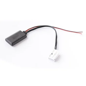 

Plastic & Metal Aux Cable Black 12 Pin 25.8cm 10.16inch 1pc Car Aux Cable