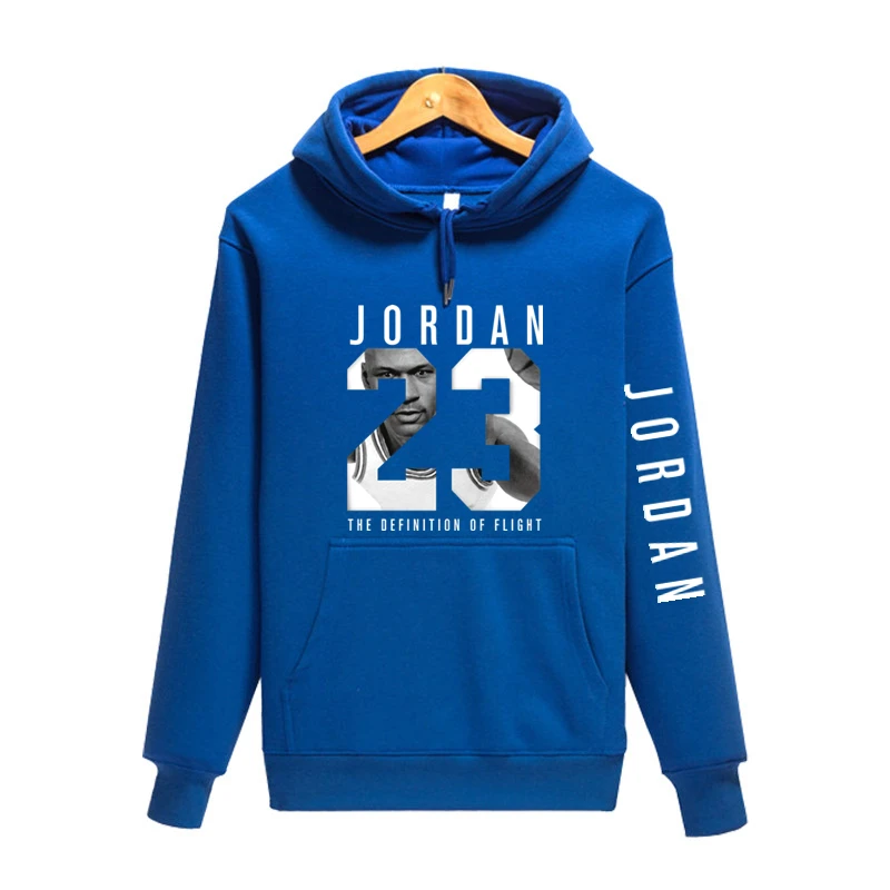 17 Новая мода JORDAN 23 Мужская спортивная одежда с принтом мужская Толстовка пуловер хип-хоп Мужская спортивная толстовка одежда - Цвет: 17