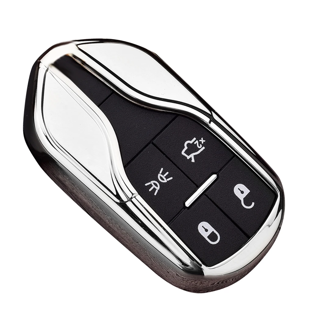 Чехол-брелок для ключей от машины, Сменный Чехол для Maserati Quattroporte Levante Smart Key, чехол для автомобиля - Название цвета: NO.2
