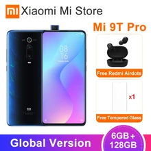 Глобальная версия Xiaomi mi 9T Pro 6GB 128GB(Red mi K20 Pro) 48MP+ 20MP AI камера 6,3" в распознавании экрана 4000mAh NFC