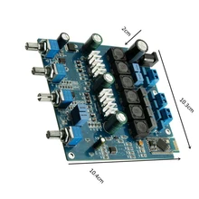 22 мм 22 мм 30 мм цифровой усилитель доска TPA3116 и CSR4.0 Bluetooth модуль+ акриловая коробка запчасти компоненты DC18V-24V