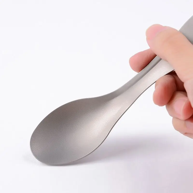 Чистый титановый походный рюкзак для посуды Spork Ложка Вилка