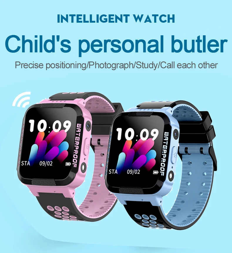 Mr NEW Y37 Стильные Детские умные часы, фитнес-будильник, счетчик шагов, звонок для детей, безопасные для детей IP68 Водонепроницаемые прочные Смарт-часы