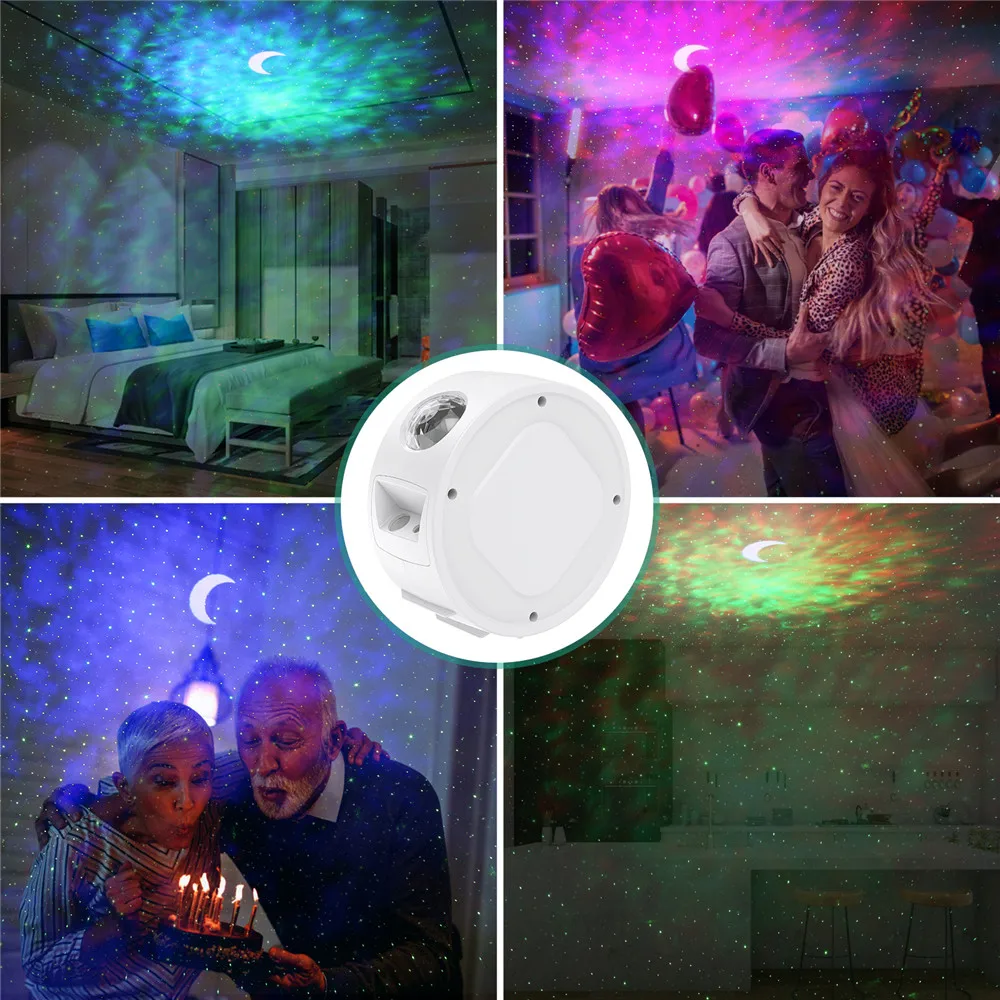 Starry Sky Projector Lamp 3 In 1 Night 
