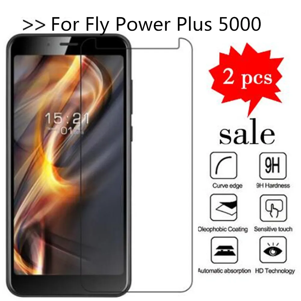 Для Fly Power Plus 5000 закаленное стекло 9H Высококачественная защитная пленка