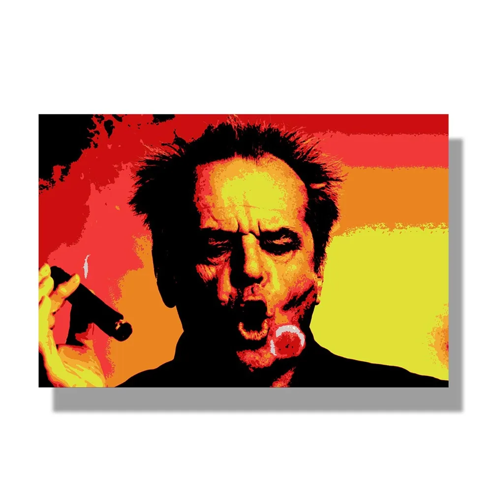 Абстрактный холст знаменитостей Джек Николсон сигары картинки прикроватная домашняя декоративная настенная наклейка Плакаты HD печать безрамочная картина ядро