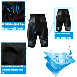 Мужские спортивные штаны стрейч быстросохнущие компрессионные штаны для фитнеса, шорты для бега, Колготки с сеткой, шорты для тренировок