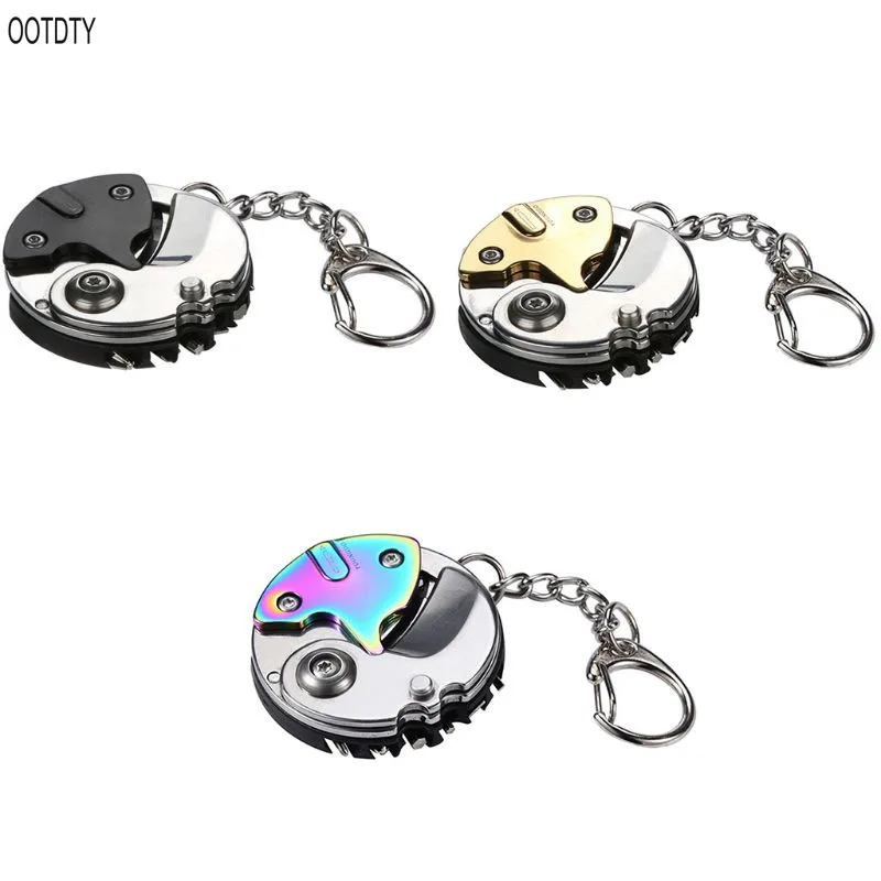 

Foldable Slit Screw Cutter Folding Screwdriver EDC Multi-Function Gadget Watch Eyeglasses Frame Maintenance Mini Coin Round Unpa