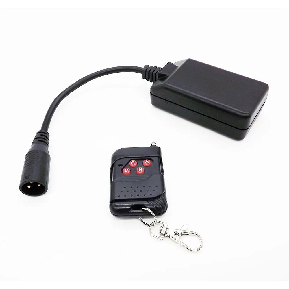 

Fog Machine Smoke Machine Wirless Remote Control Receiver Unit Portable Receptor DMX 3 Pin XLR for Stage 400 ~ 1500W Fog Machine