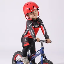 Ребенок команда велосипед Джерси Детские комплекты комплект для велоспорта для верховой езды Костюмы Mtb детский велосипед, одежда для мальчиков, спортивный костюм для девочек, с длинными Наборы