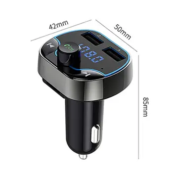 

Wireless In-car Bluetooth FM Transmitter MP3 Radio Adapter Car Fast USB Charger Car Transmitter