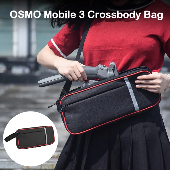 Портативная сумка на молнии для хранения, чехол на плечо для DJI OSMO Mobile, 3 ручки стабилизатора GK99