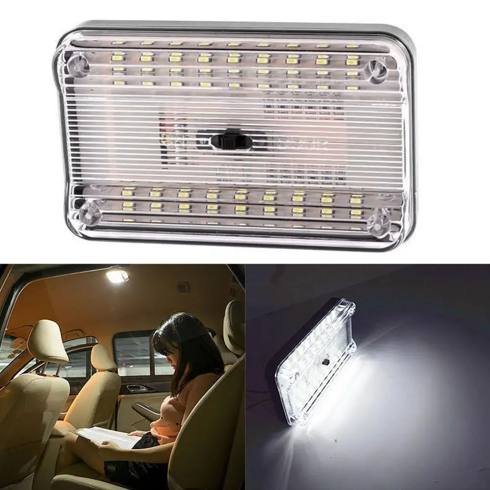

1pcs Car Roof Light Car Interior Reading Light Roof Light Indoor Light Trunk Light 12V White Light Lamp Bulb