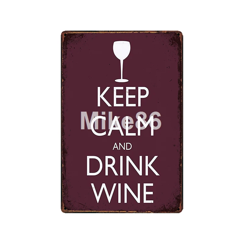[Mike86] Keep Calm веселый футбольный парисовый чай Теннисный оловянный знак винтажный магазин рисунок на железной поверхности в стиле ретро плакат искусство 20*30 см LT-1975 - Цвет: GLA-5430