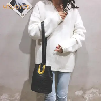 

Crocodile Crossbody Bag For Women Shoulder Bag Leather Women Handbag Retro Shoulder Bucket Totes Bags Bucket Bag Handbag