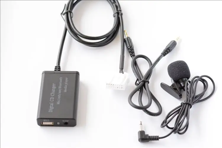 1SetHandsfreeCarBluetoothKitsMP3AUXAdapterInterfaceForMazda3