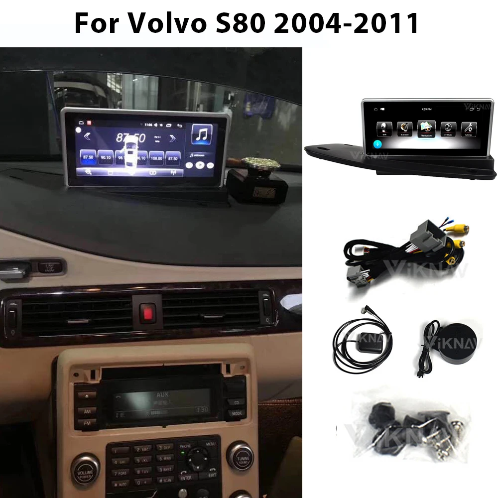 Автомобильный мультимедийный плеер 2 Din система Android GPS-навигация радио DVD для-Volvo