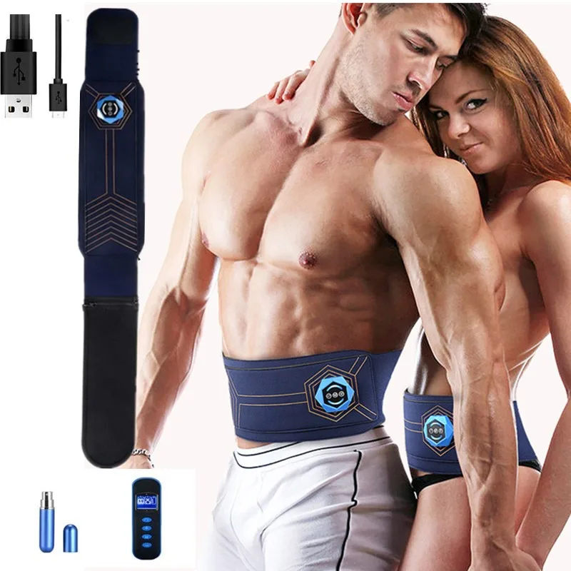 Vibration Slimming Belt Abdominal Trainer Fitness Electric Abs Toning