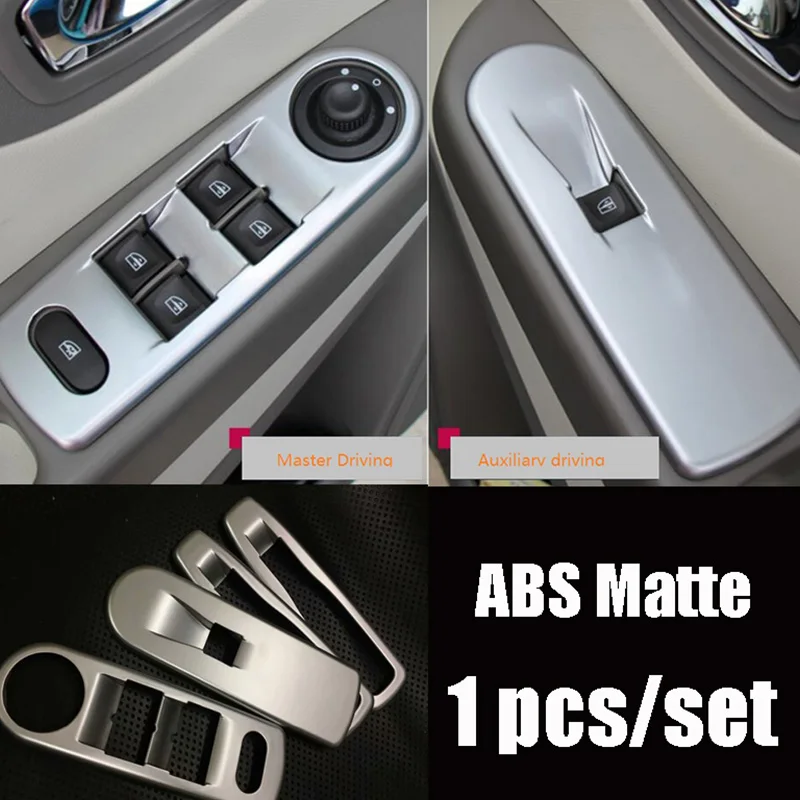 ABS хром для Captur аксессуары для стайлинга автомобилей LHD двери окна стекло лифт переключатель управления панель Крышка отделка