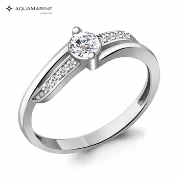 

AQUAMARINE classic ring without inserts Silver 925