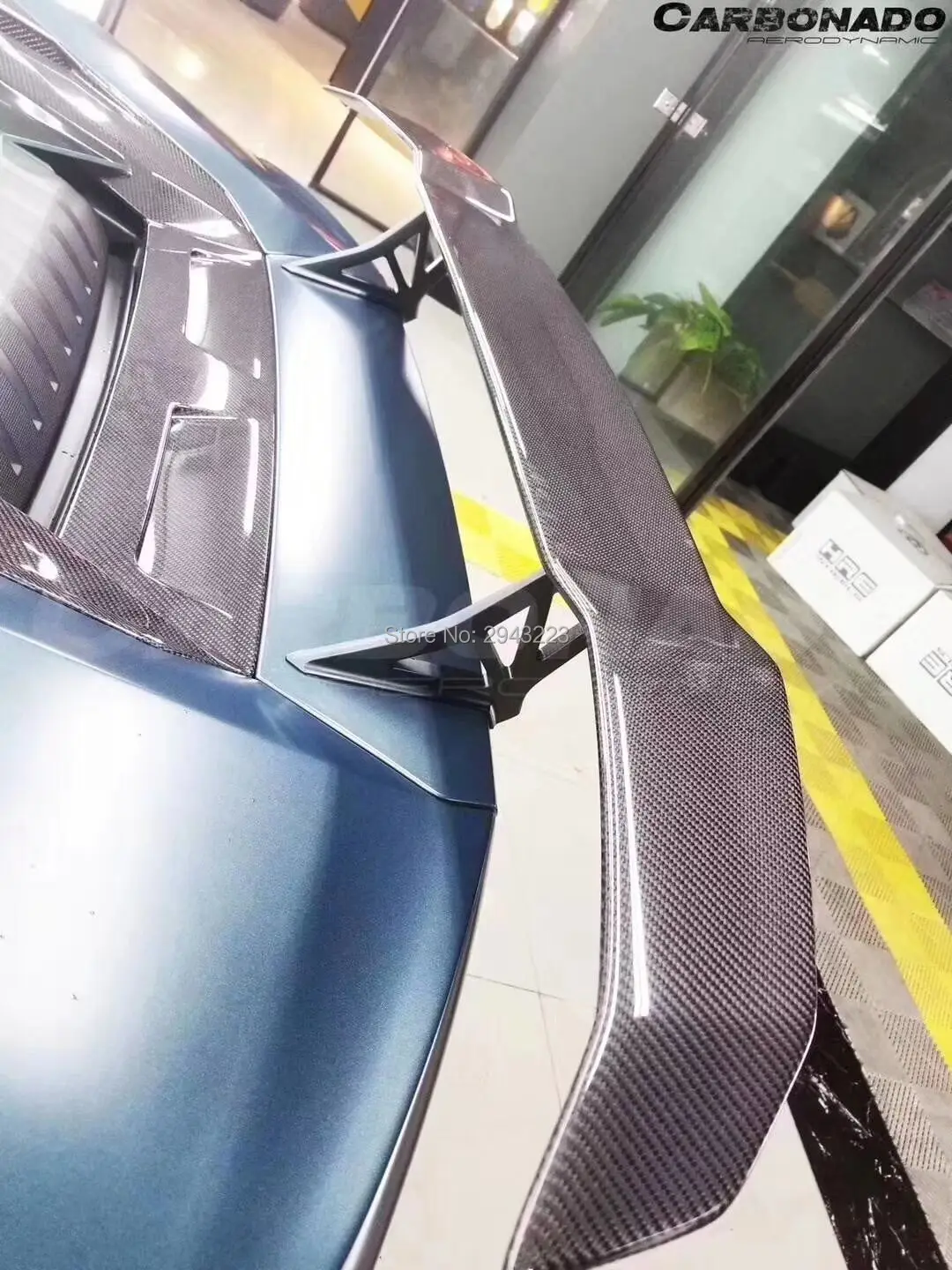Для Lamborghini Huracan LP610 настоящее углеродное волокно задний багажник загрузки спойлер декоративное крыло