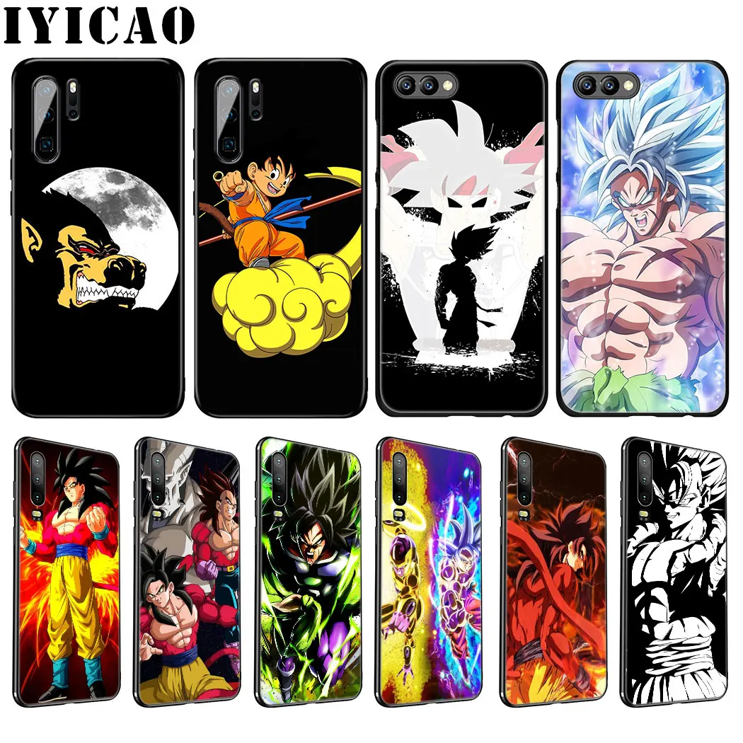 IYICAO Dragon Ball Cool Soft Case for Huawei P30 P20 Pro P10 P8 P9 Lite Mini 2017 P Smart Z Plus 2019 Cover |