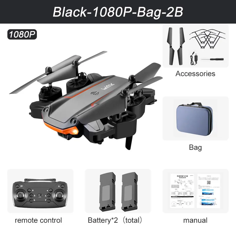 remote control quadcopter with camera Salange KY603 Mini Drone 4K HD Camera Three-way Infrared Obstacle Avoidance Altitude Hold Mode Foldable RC Quadcopter Boy Gifts 3dr solo remote RC Quadcopter