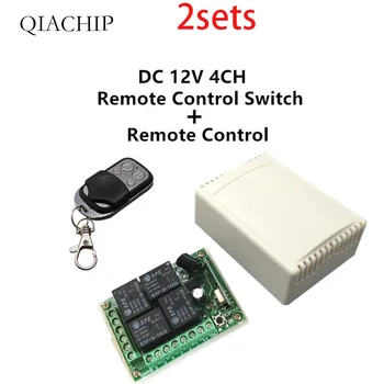 

10sets 433Mhz Universal Wireless Remote Control Switch DC 12V 4CH relay Receiver Module and RF Transmitter 433 Mhz Remote