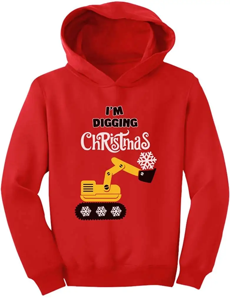 TeeStars-I'm coing Рождественский подарок для детей толстовка с капюшоном малышей |