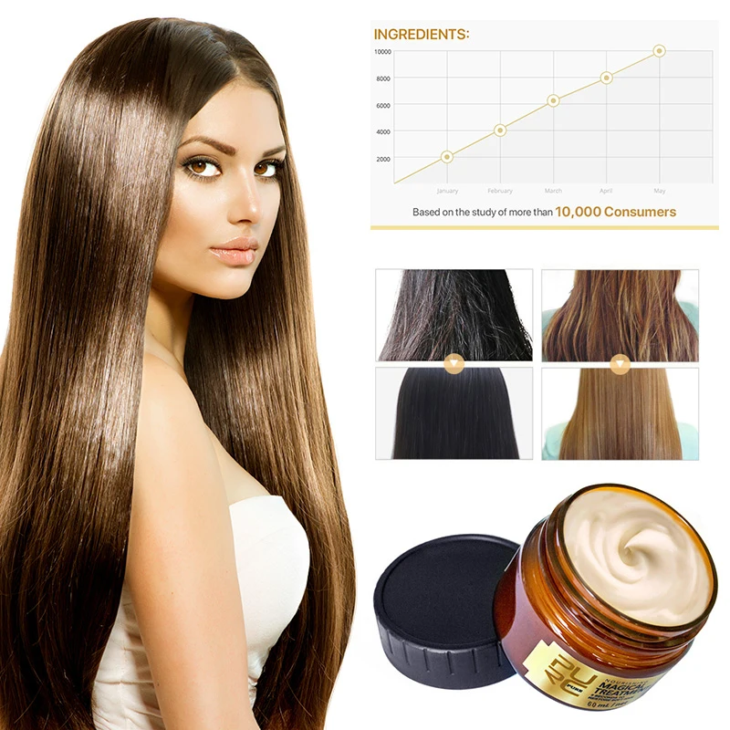 120/60ML Magic Deep Hair Cream Repair keratin Hair & Scalp Treatment Nutrition Soft Baking Oil Repairing Hair Rashness Scalding 120/60ML Magic Deep Hair Cream Repair keratin Hair & Scalp Treatment Nutrition Soft Baking Oil Repairing Hair Rashness Scalding