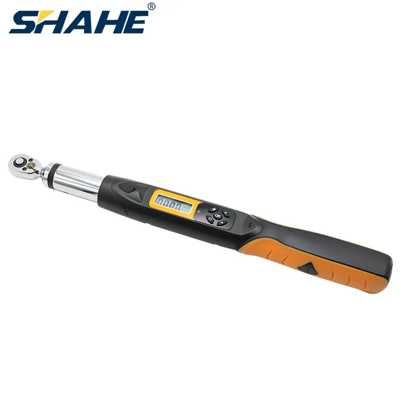 Shahe Высокоточный промышленный 1/4 ''динамометрический ключ двунаправленный трещотка головка ключ с регулируемым крутящим моментом цифровой AWG2