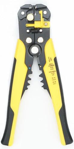 Yellow wire stripper Обжимной инструмент для кабелей резак автоматический инструмент для зачистки проводов многофункциональный инструмент для зачистки кабеля обжимные клещи для клемм 0,2-6.0mm2 инструмент - Цвет: Yellow wire stripper
