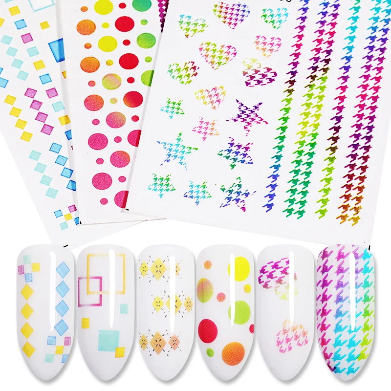 

Water Decals Nail Sticker Water Transfer Decals Stickers Mixed Patterns Flower Nail Wraps Sticker Tips Nail Art Decoration