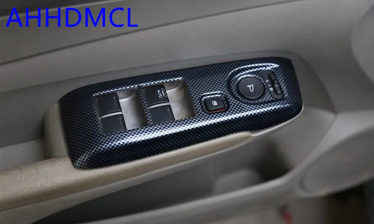 

Car Interior Mouldings Modification Decorative Trim Frame Interior Sequins Carbon Fiber Color For City 2008 2009 2010 - 2014