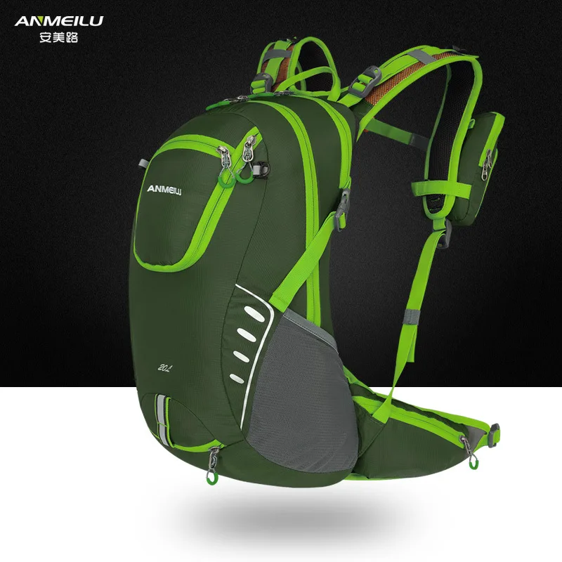 

Foreign Trade Hot Sales anmeilu Outdoor Backpack Riding Backpack Shoulder Mountaineering Bag Travel Bag Waterproof Sports Bag