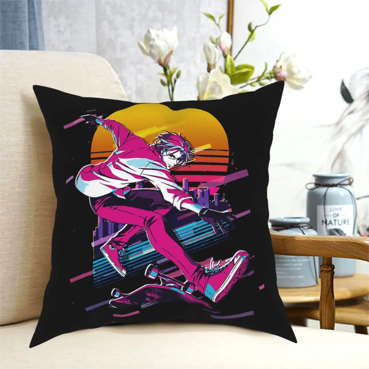 SK8 The Infinity Langa 80s Ретро аниме квадратная Подушка Чехол подушки для дивана Новинка