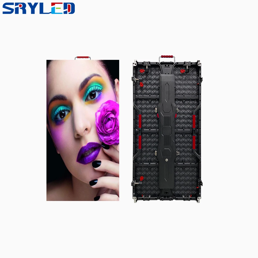 

Indoor P3.91 500x1000mm Led Display Screen SMD2121 Die Casting Rental Display Cabinet Nova Card Tv Station Stage Led Video Panel