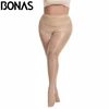 BONAS 20D Sexy Breathable Tights Women High waist Sun Protection Pantyhose T crotch Nylon Tights Stretchy Slim Stockings Female ► Photo 2/6