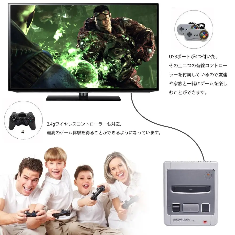 Retroflag SUPERPi Raspberry Pi 3B игровая консоль ТВ машина предустановка 15000 ретро игр с