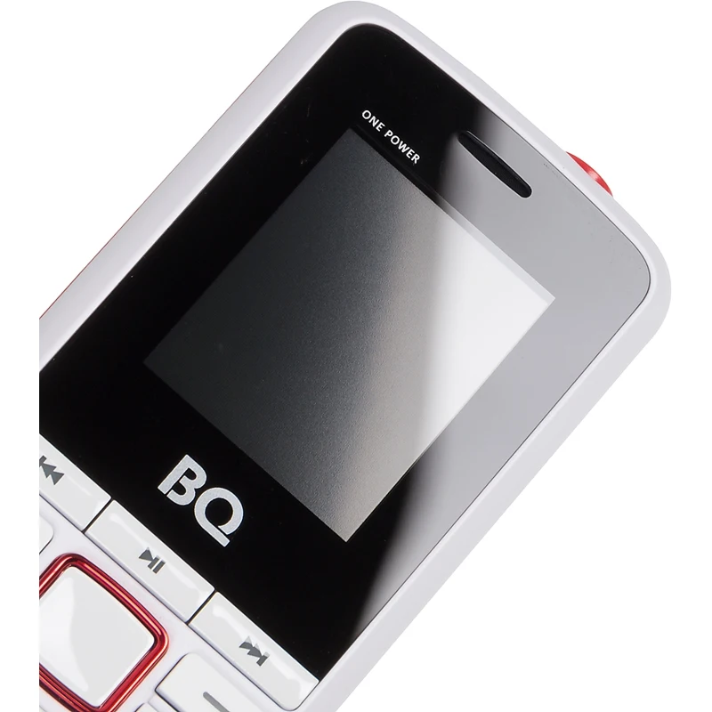 Mobile phone BQ One Power 1846 32 MB white/red 2Sim 1.7" TN 128x160 0.3Mpix