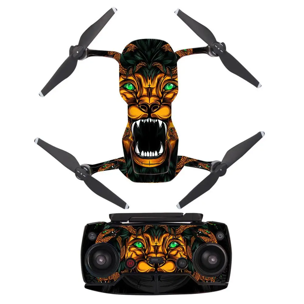 Пользовательский дизайн ПВХ водонепроницаемый стикер для DJI MAVIC AIR Drone корпус оболочки защиты кожи Квадрокоптер камера Drone кожи стикер s