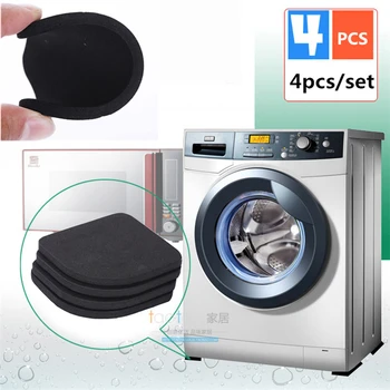 

2sets 8pcs Anti-Vibration Cushion Washing Machine Pads Silent Refrigerator Anti Slip Mat Sponge Stepping Mats Anti-shock effect