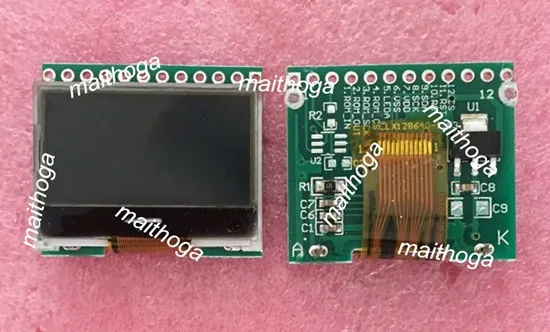 12PIN SPI COG 12864 ЖК модуль UC1701 контроллер 3 В/5 В белая/черная подсветка (без китайского