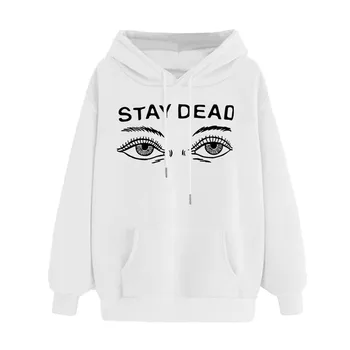 

Women Print Ladies Loose Long Sleeve Top Pullover Hooded Cap Sweatshirt Blouse толстовка hoodies sweatshirt #Zer