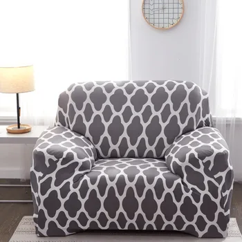 

Stretch Chair Sofa Gray Love Seat Covers Seater Protector Couch Cover Slipcover Home Decor